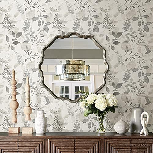 NuWallpaper NUS3144 Grey Peel and Stick Wallpaper