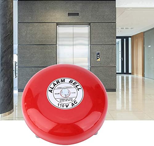 Electric Round Alarm Bell with Solid Aluminum Base
