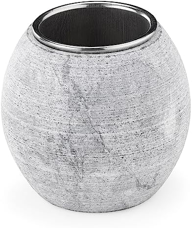 Navaris Sauna Aromatherapy Stone Cup - Soapstone Aroma Bowl for Home Sauna