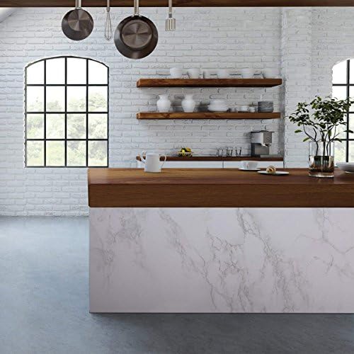 Glossy Marble Peel and Stick Wallpaper