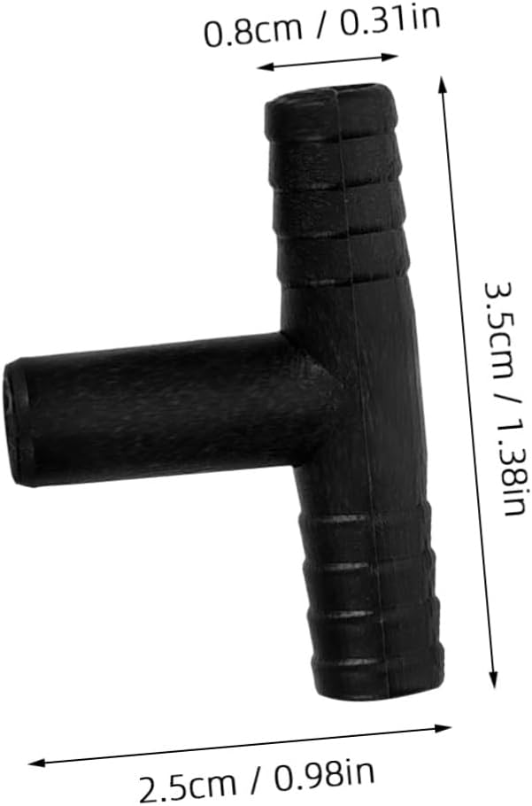 UPKOCH 10pcs T-Shaped Hose Connectors for Desk Fountains and Waterfall Accessories