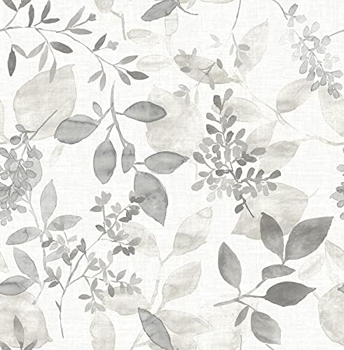 NuWallpaper NUS3144 Grey Peel and Stick Wallpaper