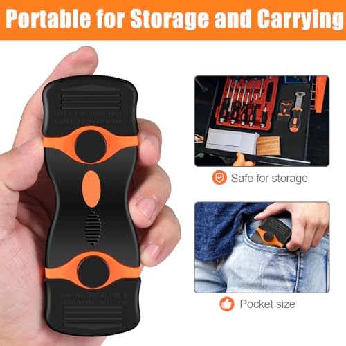 4 Pack Razor Blade Scraper Set with 50 Blades