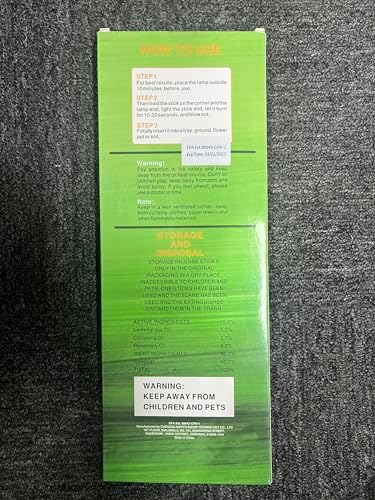 90 Pcs Natural Mosquito Repellent Incense Sticks