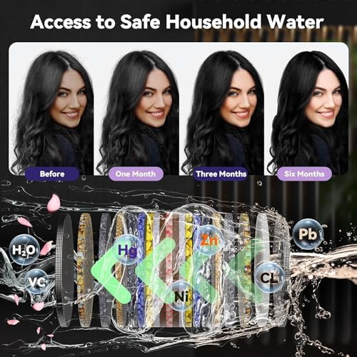 20 Stage Shower Filter with 2 Cartridges - Silver and Black