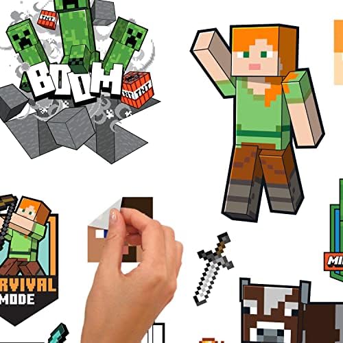 RoomMates RMK5366SCS Minecraft Characters Wall Decals
