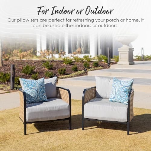 RSH Decor Square Throw Pillows Set of 4 17x17 1
