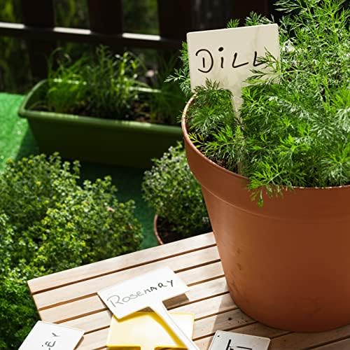 GUFJUCH Garden Markers 50pcs 11 Tall Plant Labels
