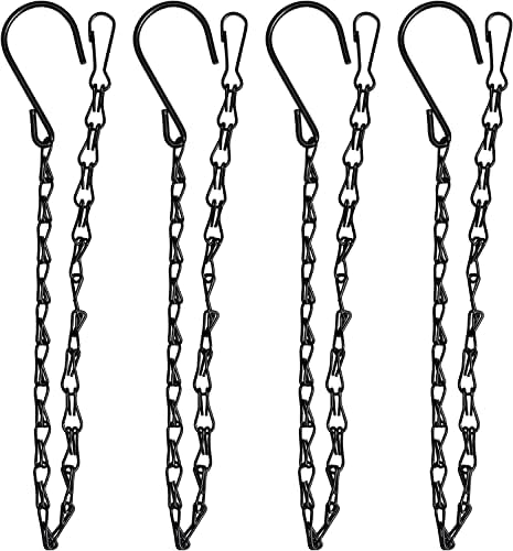 XDW GIFTS 4 Pack 255 Inch Hanging Chain with Hooks
