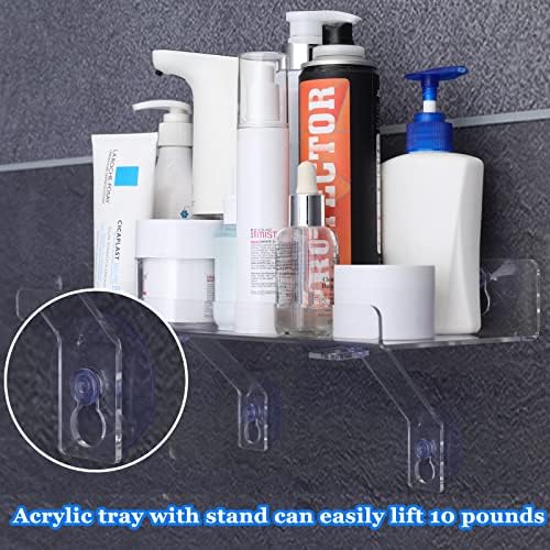 2 Pcs Plant Window Shelf with Suction Cup and Bracket