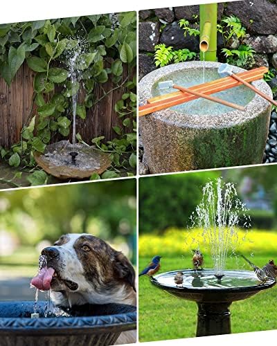 Biling Solar Fountain for Bird Bath and Garden Ponds