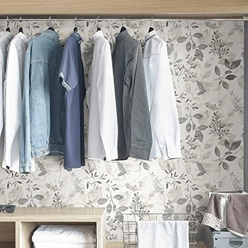 NuWallpaper NUS3144 Grey Peel and Stick Wallpaper