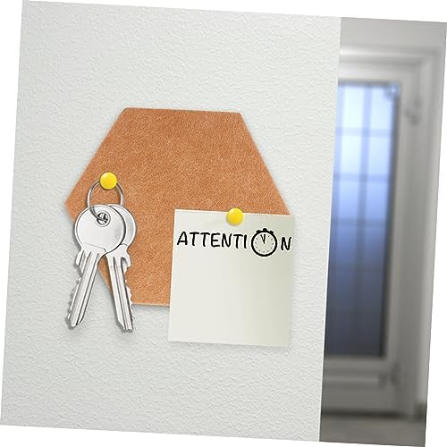 BESPORTBLE 10pcs Hexagonal Felt Bulletin Board Decor Tiles