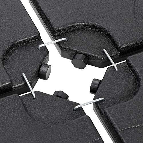 SUPER DEAL 4-Piece Cantilever Umbrella Base