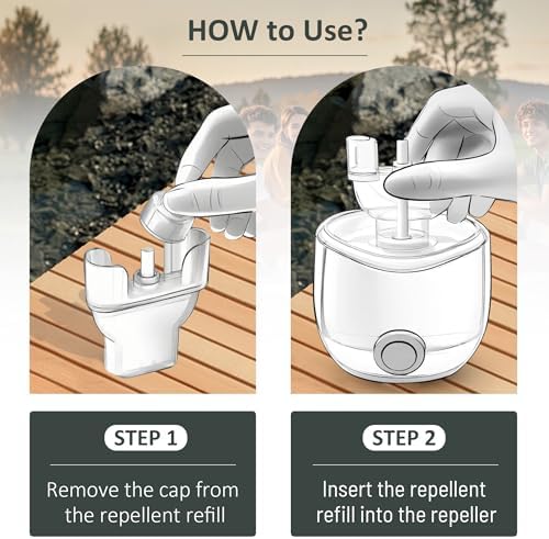 4 Pack Patio Shield Mosquito Repeller Refills