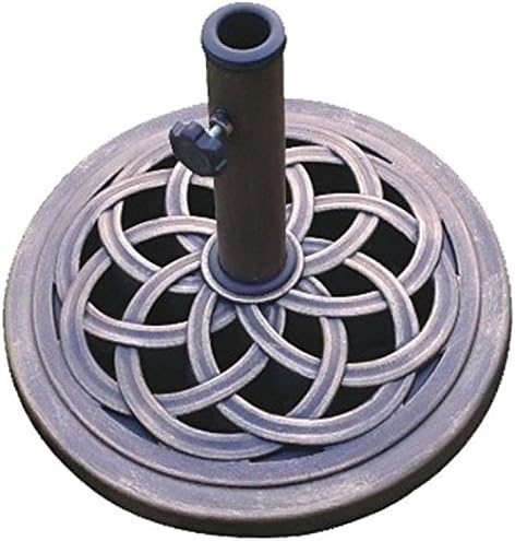UBP18181-BR 18 Inch Cast Stone Umbrella Base
