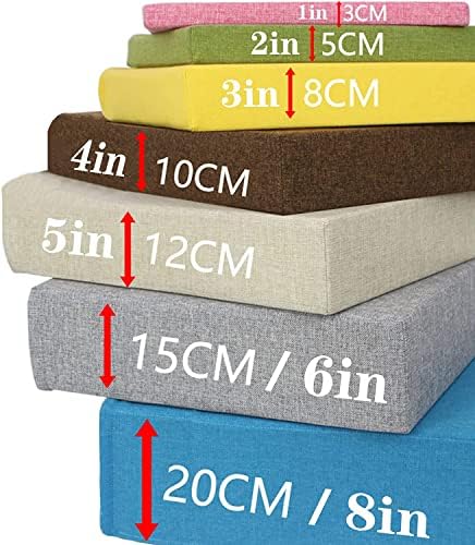HKX Custom Size Bench Cushion Foam 200 Colors