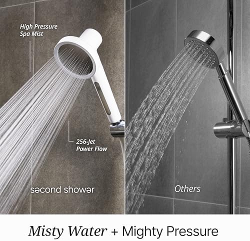 SecondShower Filtered Handheld Shower Head with Vitamin C for Skin Health