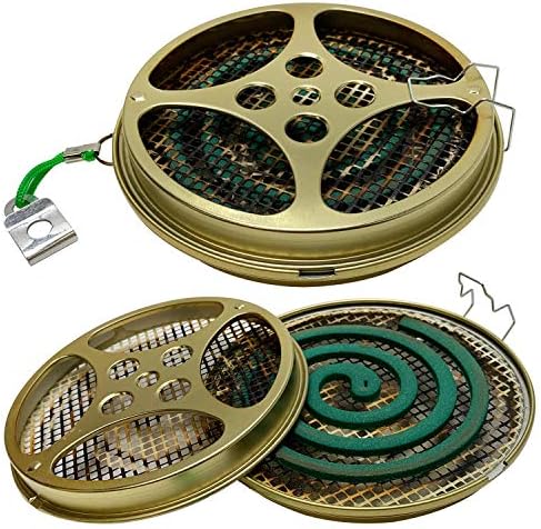 Portable Mosquito Coil Holder Set of 2 for Outdoor Use