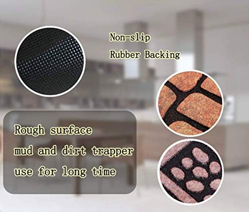 ATOLY Heavy Duty Semicircle Entrance Door Mat 24 x 36