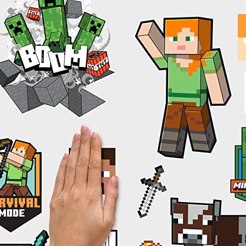 RoomMates RMK5366SCS Minecraft Characters Wall Decals