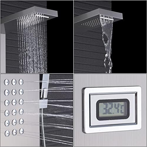 Thermostatic Shower Faucet with Waterfall and 3 Handles