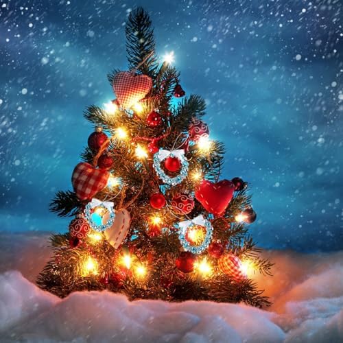 SUPVOX Silver Blue Christmas Jingle Bell Door Wreath