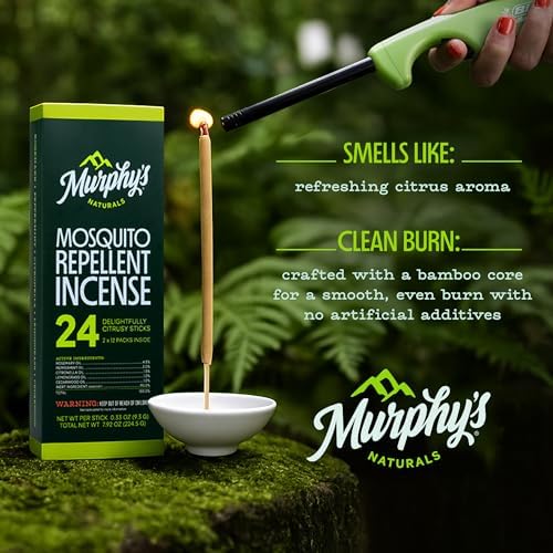 Murphys Naturals Mosquito Repellent Incense Sticks 24 Count