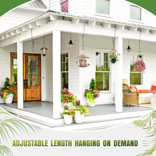 XDW GIFTS 4 Pack 255 Inch Hanging Chain with Hooks