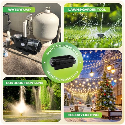 SockitBox - Weatherproof Electrical Connection Box - Black Small