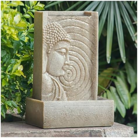 9x65x14 Bird Bath Waterfall Fountain with LED Light