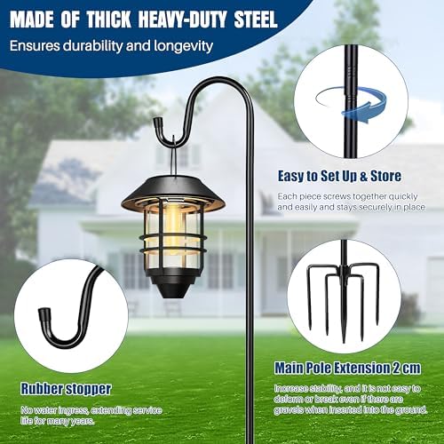 Ottsuls Heavy Duty Shepherds Hooks 60 Outdoor