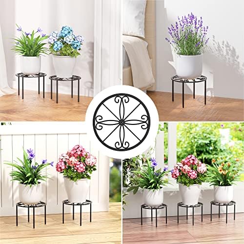 Plant Stand 1 PCS 102 Inch Flower Pot Stand for Indoor and Outdoor Gardens Black