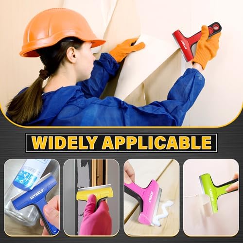 DIYSELF 1 Pack Razor Blade Scraper with 10 Blades