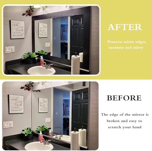 10M Black Wood Grain PVC Waterproof Wall Border Decor