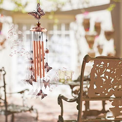 Ukulork Butterfly Wind Chimes Outdoor Decor