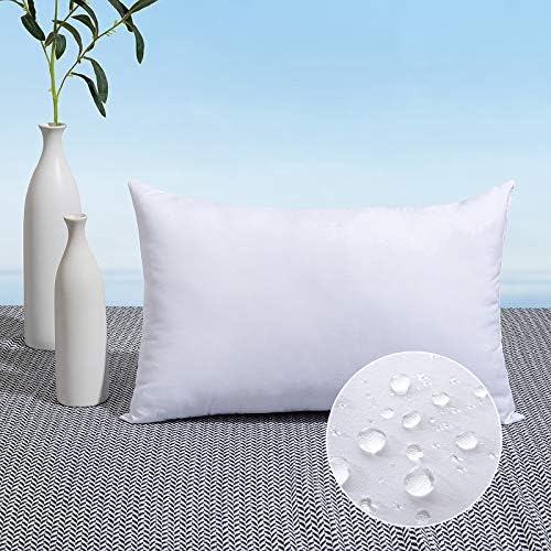 MIULEE 12x20 Waterproof Outdoor Pillow Insert
