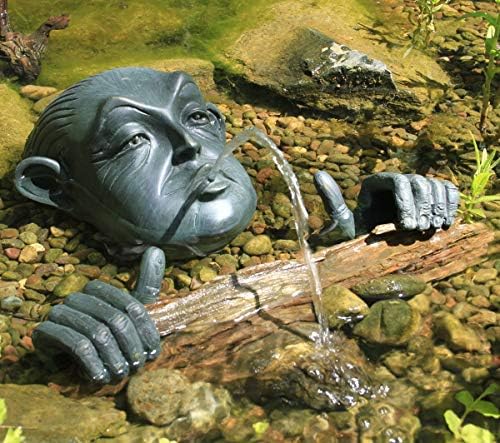 Aquascape Man in Barrel Spitter Fountain Head and Hands