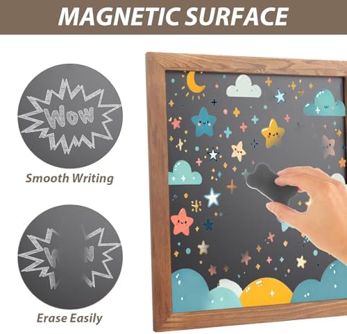 2 PCS 11x14 Inch Chalkboard Signs with Stand