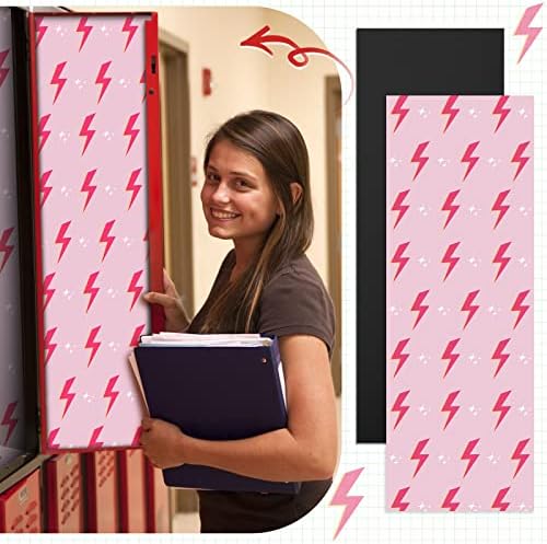 Hsei Deluxe Magnetic Locker Wallpaper Pink Preppy 12x36