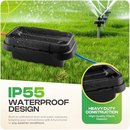 SockitBox - Weatherproof Electrical Connection Box - Black Small