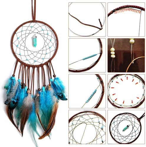 Traditional Dream Catcher Kit for Girls Boys Wall Decor
