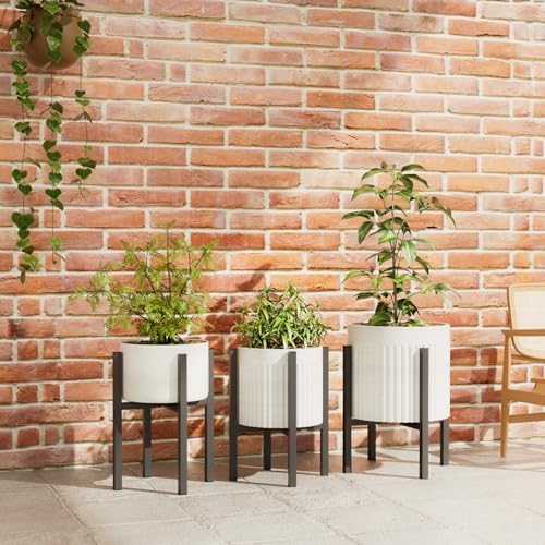 Adjustable Metal Plant Stand for Indoor Outdoor Use