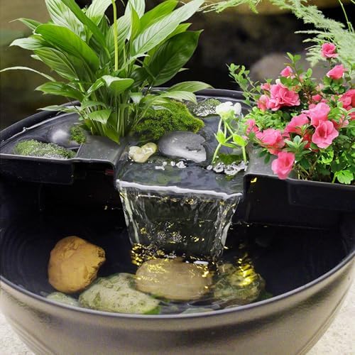 Biling Mini Pond Waterfall Kit for Indoor Outdoor Use