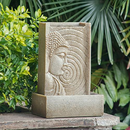 9x65x14 Indoor Buddha Water Fountain with LED Light RB521