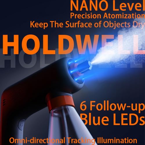 HOLDWELL Cordless Electric Disinfectant Fogger with NANO Spray Gun
