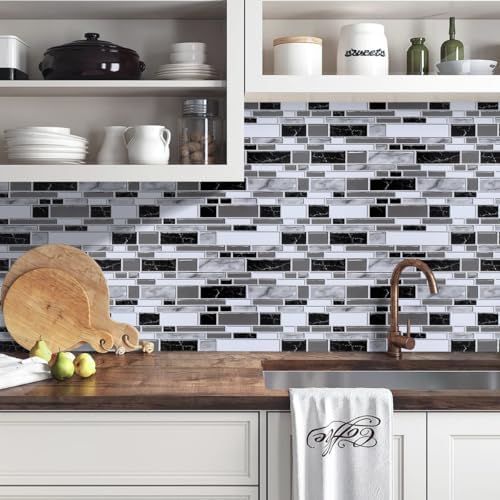 Livebor Peel and Stick Waterproof Kitchen Backsplash Wall Paper