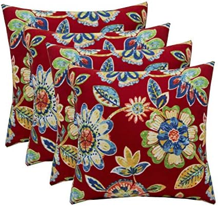 RSH Decor Square Throw Pillows Set of 4 17x17 1
