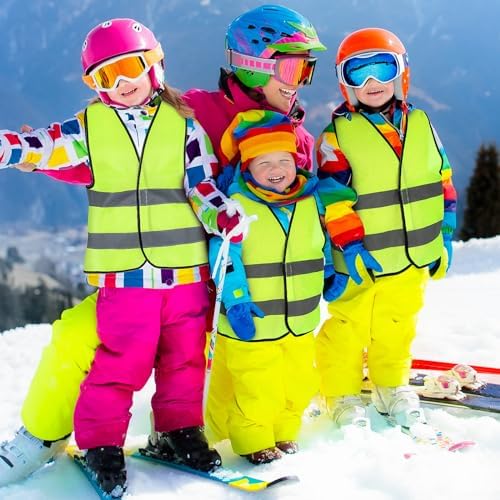 Zhanmai 20 30 40 Pack Kids Safety Vest with Reflective Strips
