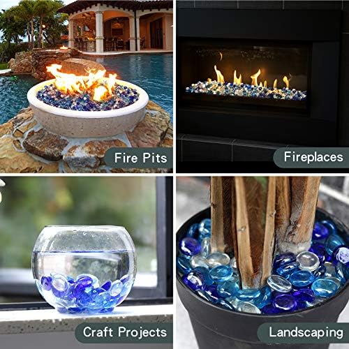 Mr Fireglass 10 lb Blended Fire Glass Beads